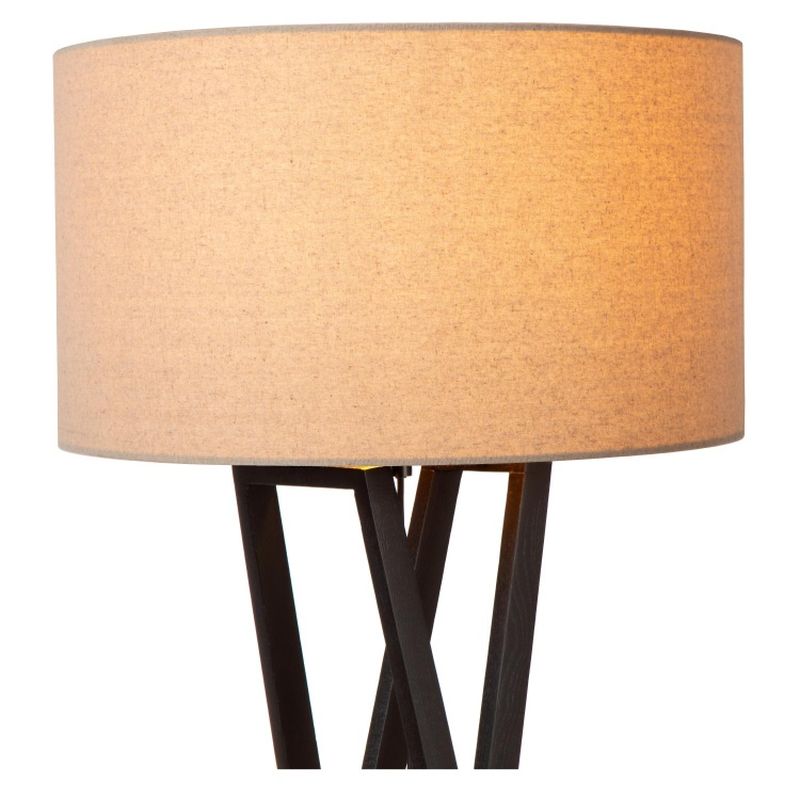 Lucide TRAFALGAR - Stojacia lampa - 1xE27 - Čierna